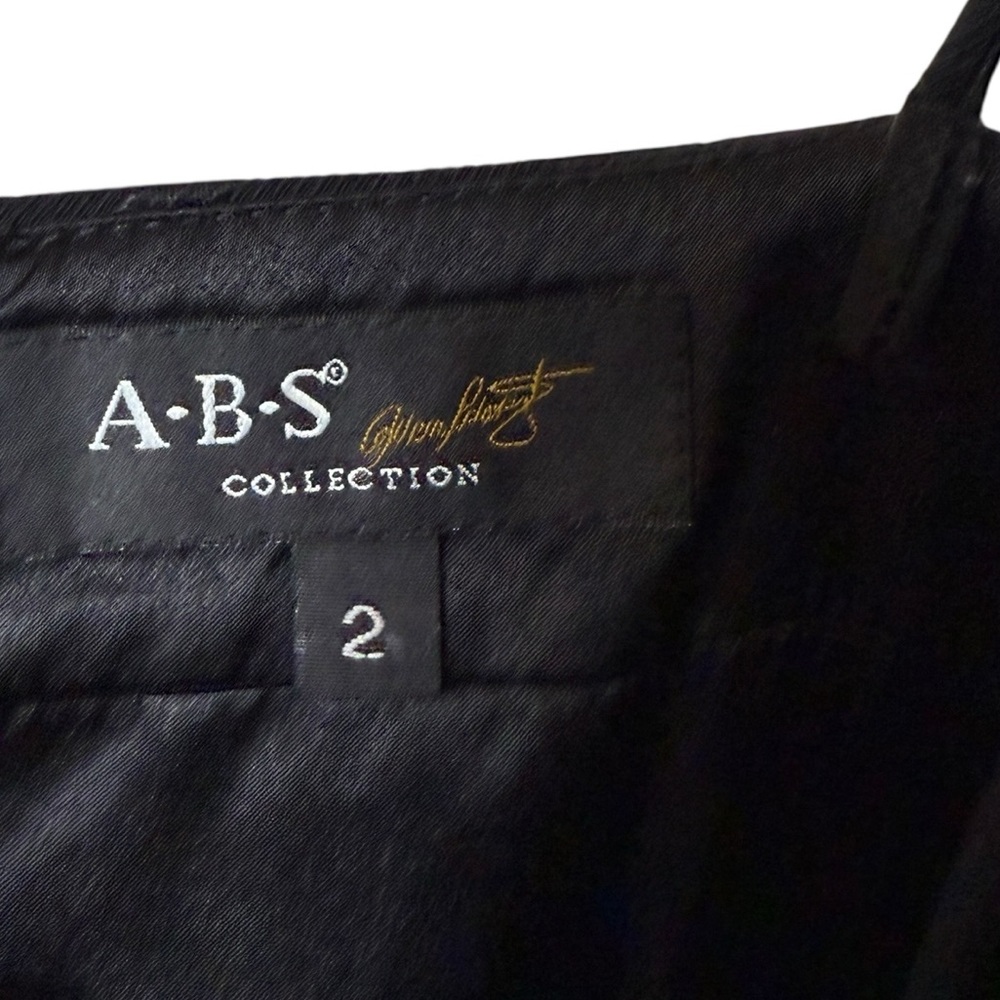 ABS Collection Chic Black Ruffled Mini Dress - Picture 3 of 3